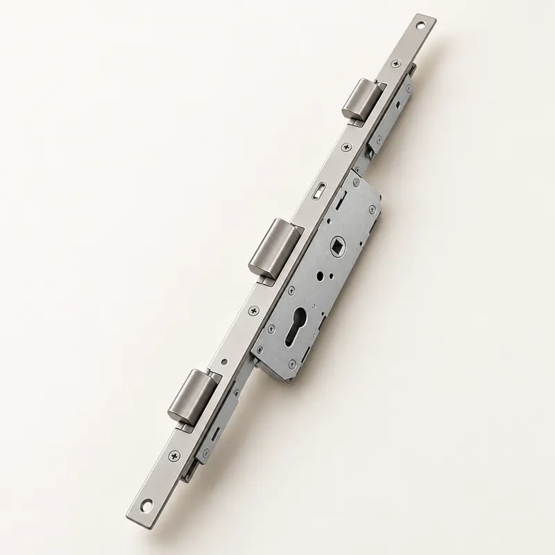 Mécanisme de serrure multipoints trois points